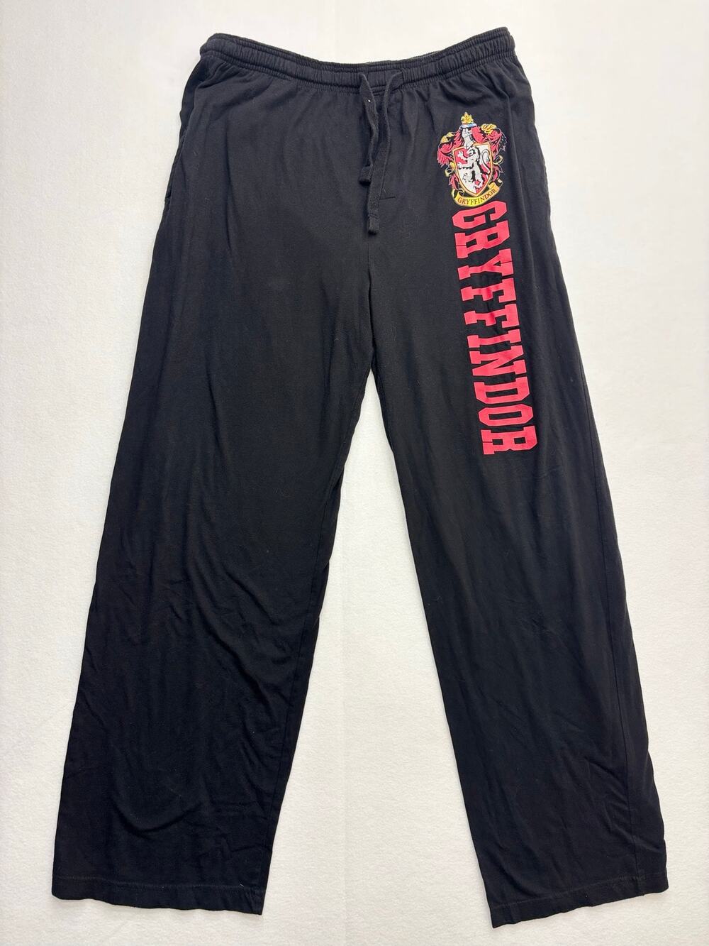 Harry Potter Men's L Gryffindor Pajama Pants Lounge Sleep Bottoms Hogwarts P1